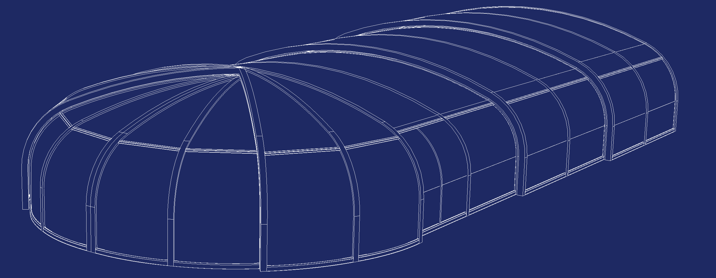 Abrisud Cobertura de terraço de madeira curva circular schema